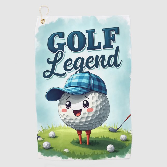 Toalla De Golf Leyenda de golf (Anverso)