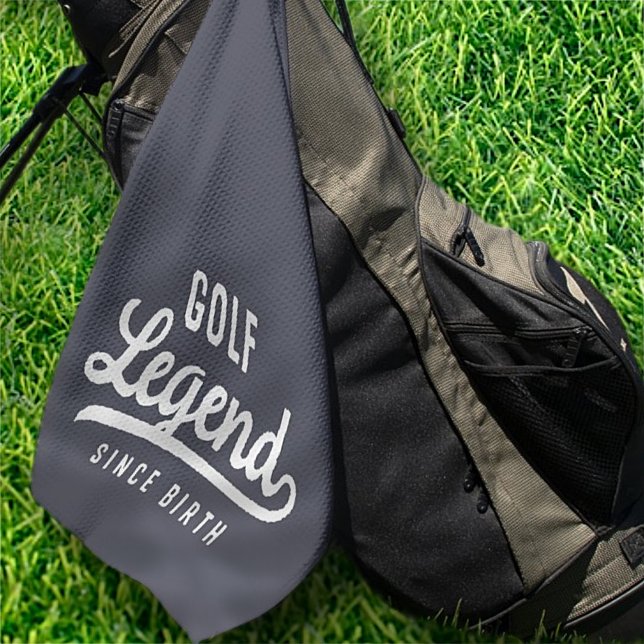 Toalla De Golf Leyenda de golf desde su nacimiento Graciosa cosec (Subido por el creador)