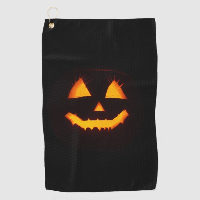Toalla De Golf Ligero Jack O Lantern (Anverso)