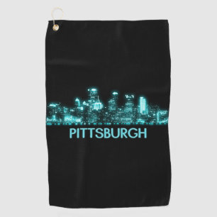 Toalla De Golf Línea aérea de Pittsburgh