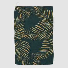 Toalla de golf - Línea dorada