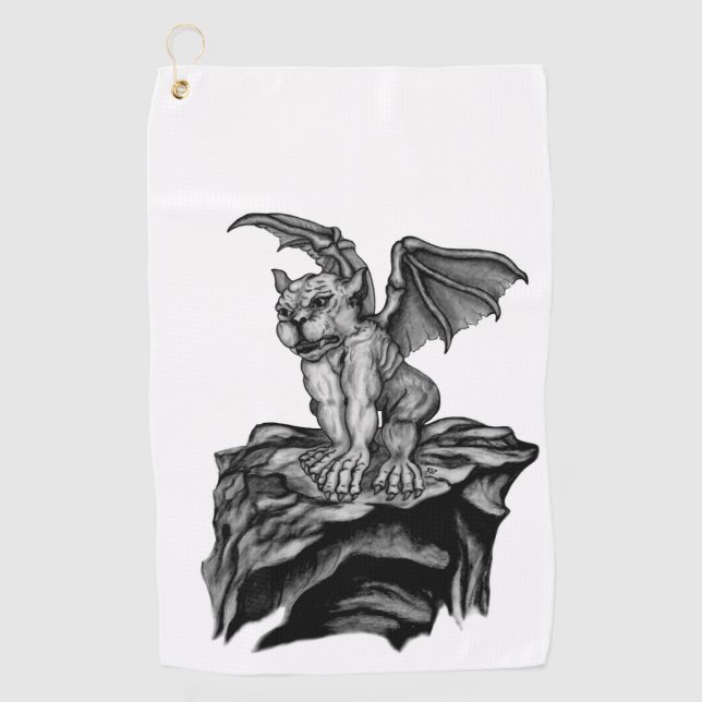 Toalla De Golf Little Golem Gargoyle (Anverso)