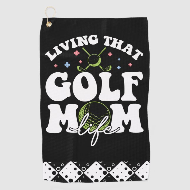 Toalla De Golf Living That Golf Mom Life (Anverso)