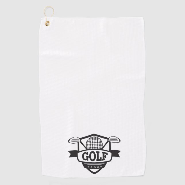 Toalla De Golf Logotipo de golf (Anverso)