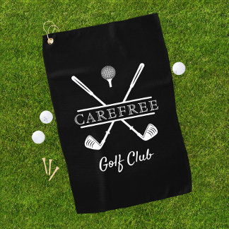 Toalla De Golf Logotipo de palo de golf personalizado