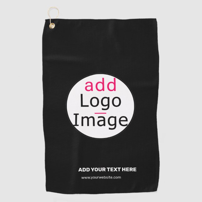 Toalla De Golf Logotipo de Personalizable de Moda comercial extra (Anverso)