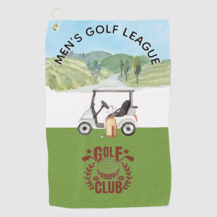 Toalla De Golf Logotipo del club de golf de la Liga de Golf perso