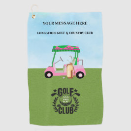 Toalla De Golf Logotipo del club de golf de la Liga de Golf perso