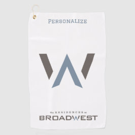 Toalla de golf - logotipo grande