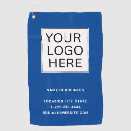 Toalla De Golf Logotipo y texto comercial personalizado