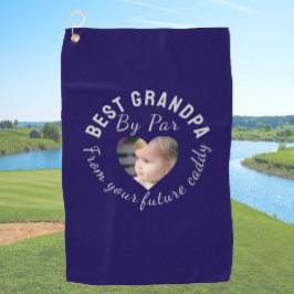 Toalla De Golf Los mejores niños Personalizados del abuelo Foto A