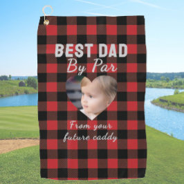 Toalla De Golf Los mejores Personalizados de papá niños foto Red 