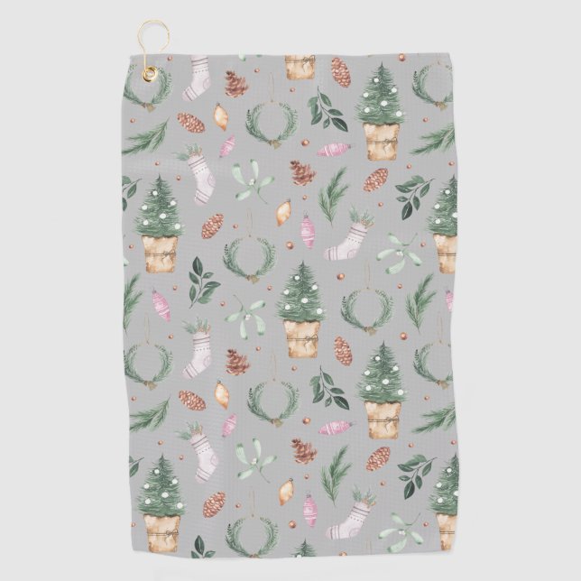 Toalla De Golf Los tratamientos de invierno de la naturaleza (Anverso)