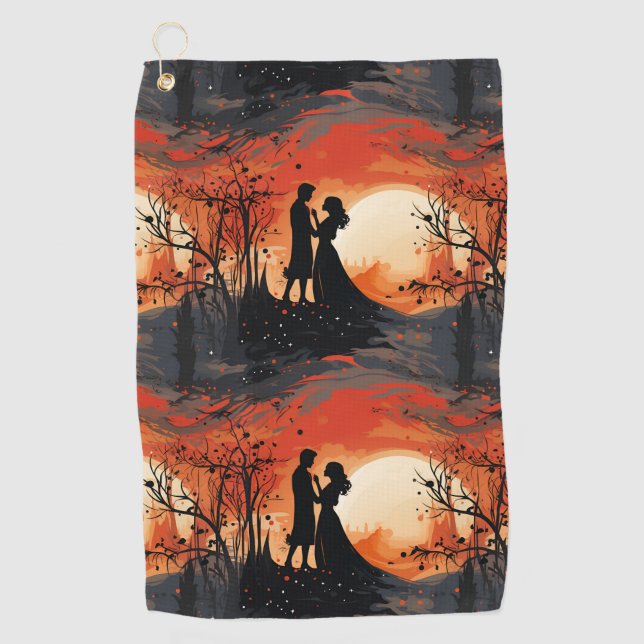 Toalla De Golf Loving Couple  (Anverso)