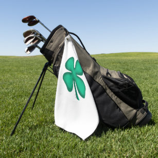 Toalla de golf Lucky 4 Leaf Irish Clover