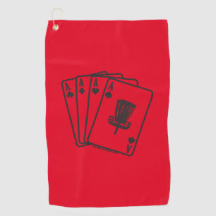 Toalla de golf Lucky Ace Disk