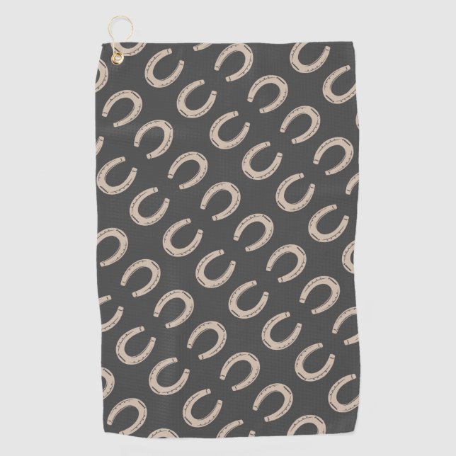 Toalla De Golf Lucky Horse Shoe (Anverso)