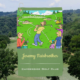 Toalla De Golf Lucky tee-off - Funny Golf Personalizado