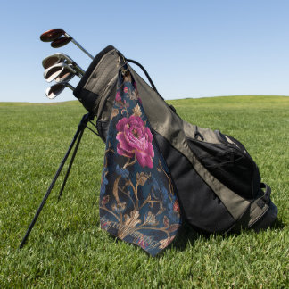 Toalla De Golf Luxury Floral Vintage Royal