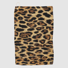 Toalla De Golf Luxury Leopard Skin Elegant Wild Animal Fur Design