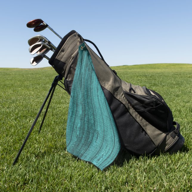 Toalla De Golf madera azul (Verde)