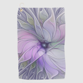 Toalla De Golf Magnífica Belleza Moderna Resumen Flor de Arte Fra