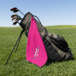 Toalla De Golf Magnífica tipografía monográfica de estilo exclusi<br><div class="desc">Todo se trata de ti con este hermoso diseño de toallas de golf que es una elegante representación de tu nombre y monograma. Las series clásicas y una tipografía de escritura más ornamentada se combinan en una simetría equilibrada. Los tres elementos se mezclan con una sofisticada armonía y crean su...</div>