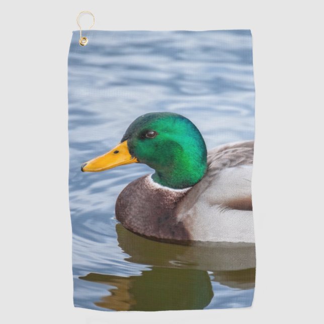 Toalla De Golf Mallard Duck (Anverso)
