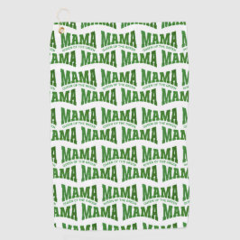 Toalla De Golf MAMA QUEEN DE LAS Personalizados VERDES