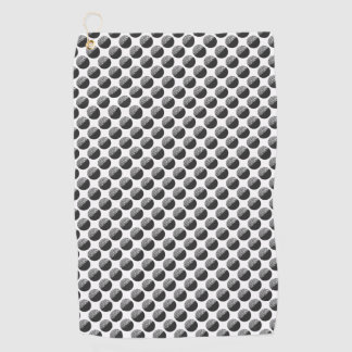 Toalla De Golf Many Moons Black & White Pattern