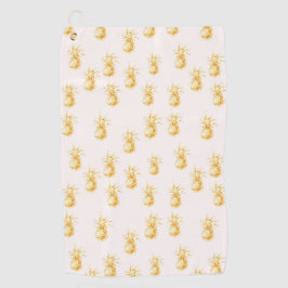 Toalla De Golf Manzanas tropicales Rubor Gold