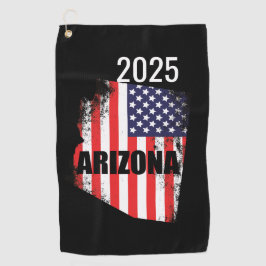 Toalla De Golf Mapa de Arizona Bandera Americana Libertad 2025