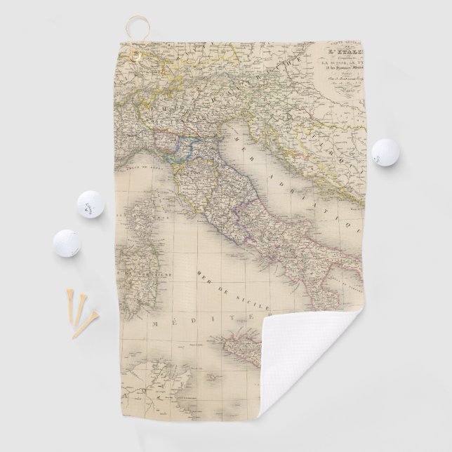 Toalla De Golf Mapa de Italia (In situ)