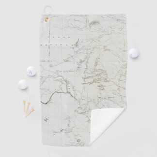 Toalla De Golf Mapa de Tejas y parte de New México