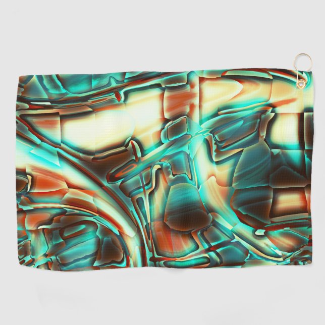 Toalla De Golf Marfil digital con tono quemado y alguna película  (Horizontal)