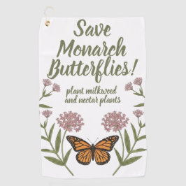 Toalla De Golf Mariposa Monarca