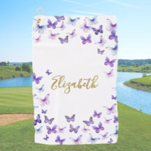 Mariposas Moradas Bonitas Nombre Personalizado Dam