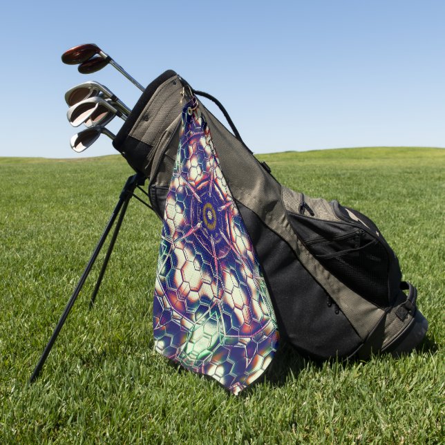 Toalla De Golf ¿Marrón verde de equipos, camuflaje al estilo de c (Verde)