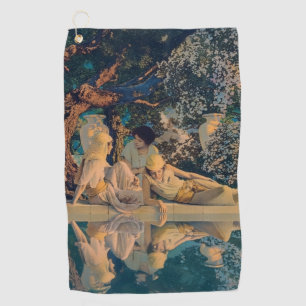 Toalla De Golf Maxfield Parrish El Jardín de Alá 1918 Arte Fino