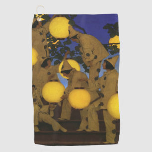 Toalla De Golf Maxfield Parrish Los portadores de linternas 1908