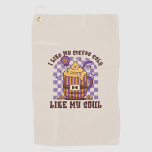 Toalla De Golf Me Gusta Mi Café Frío