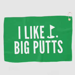 Toalla De Golf Me gustan los Putts Grandes