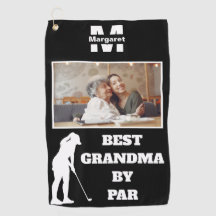 Mejor Abuela de Par Golf con foto de Personalizado