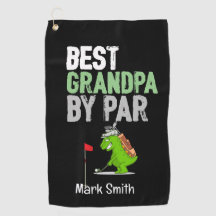 Mejor Abuelo de Golf por Par con Dinosaur Funny