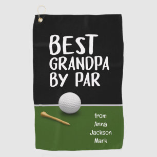 Toalla De Golf Mejor abuelo de golf por par para abuelo