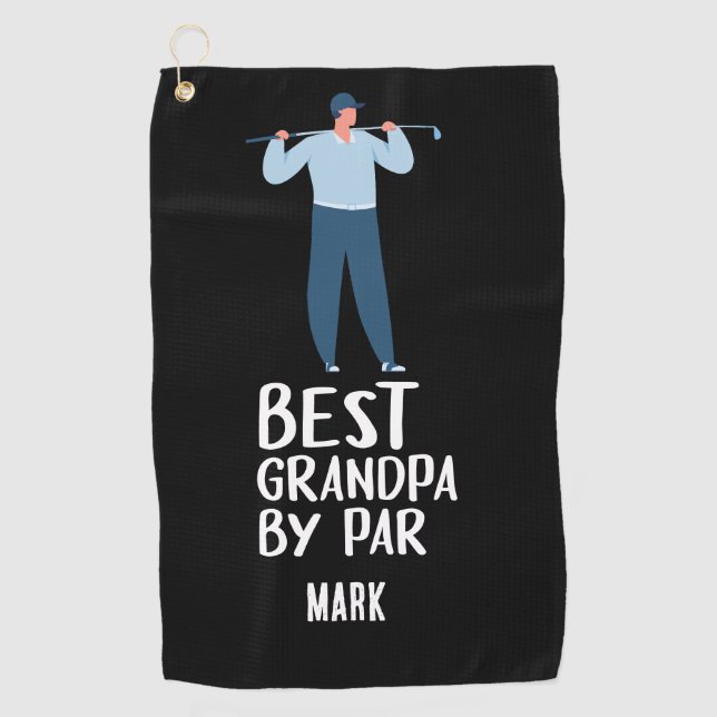 Toalla De Golf Mejor Abuelo del Abuelo Par (Anverso)