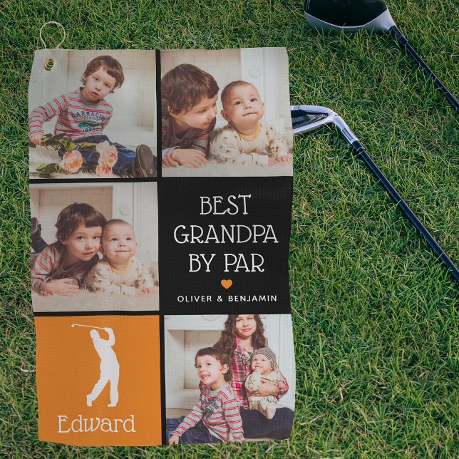 Toalla De Golf Mejor Abuelo Personalizado por Par Photo Gift (Subido por el creador)