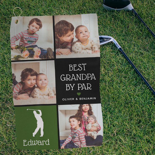 Toalla De Golf Mejor Abuelo Personalizado por Par Photo Gift (Subido por el creador)