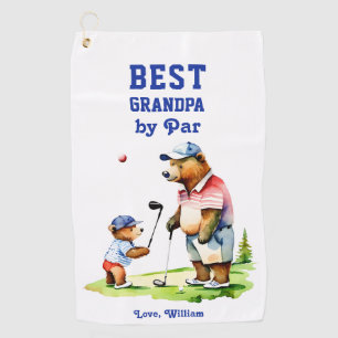 Toalla De Golf Mejor abuelo por regalo de abuelo por par