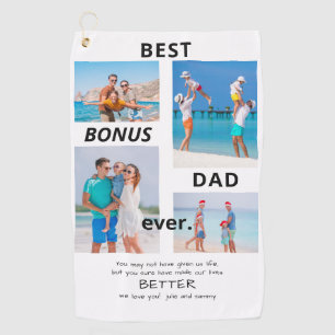 Toalla De Golf Mejor Bono Papá Nunca Stepdad 4 Día del Padre Foto